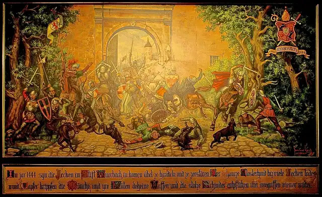 Armagnacs attaquant l'abbaye de Murbach