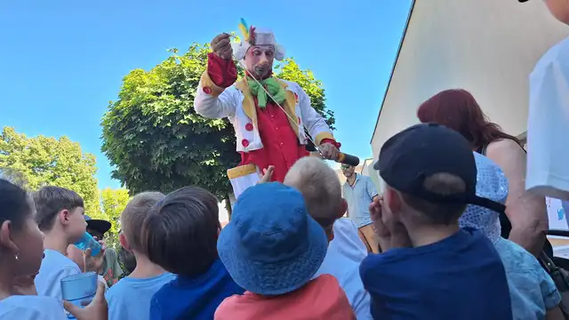 Visite du clown Petya