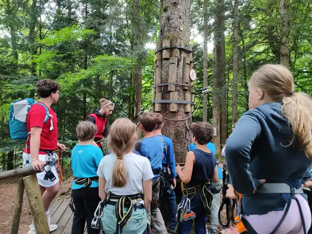 Accrobranche: mini camp des 6/11 ans