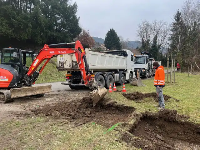 Préparation des fosses 18 février
