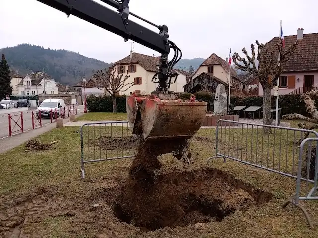 Préparation des fosses 18 février