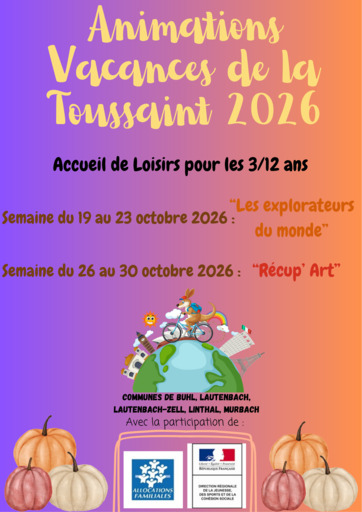 Plaquette informations générales Toussaint 2026