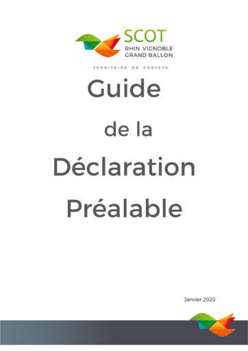 Guide de la déclaration préalable
