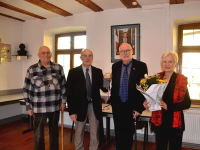 Remise de la Médaille Communale à Xavier Stutz