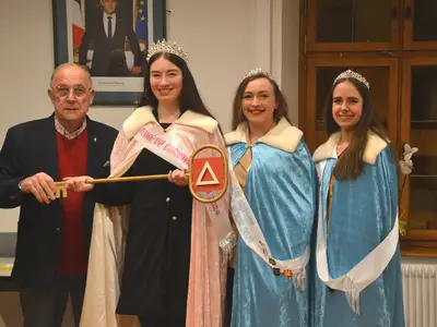Réception du Trio Royal par la municipalité