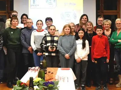 Remise des prix concours des fenêtres de noel 12 février
