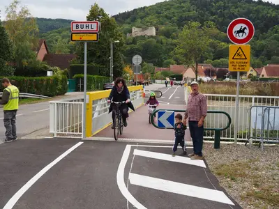INAUGURATION PISTE CYCLABLE 9 OCTOBRE