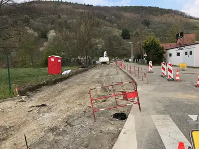 AVRIL 2019 -DEBUT DES TRAVAUX DE LA TRAME VERTE.SEPTEMBRE 2019 FIN DES TRAVAUX
