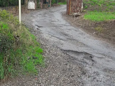 REPRISE DE LA RUE DE LA FORÊT AU-DESSUS DU CIMETIERE JUIN 2022