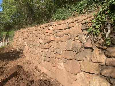 REPRISE DU MUR AU TROTTBERG DANS LE CADRE DU GERPLAN OCTOBRE 2022