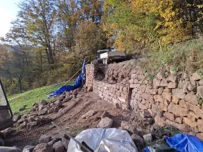 Reprise d'un mur
